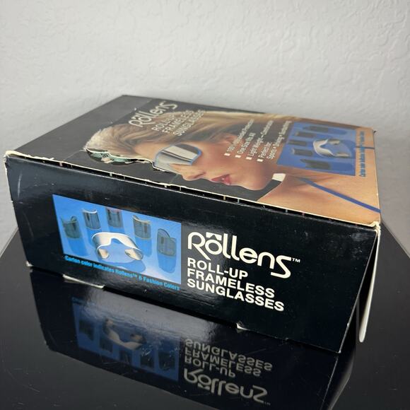VTG Rollens Roll-Up Frameless Sunglasses 48 Pair Store Display NOS Deadstock 80s main image 9